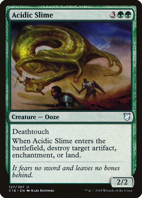Acidic Slime from Commander 2018