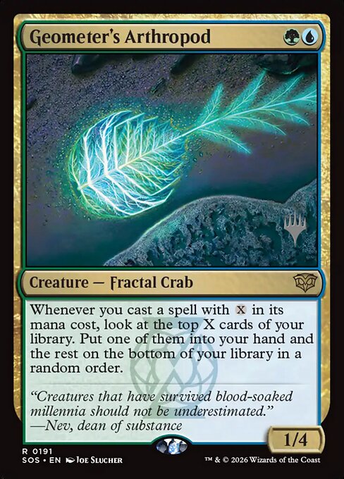 Geometer's Arthropod from Secrets of Strixhaven Promos