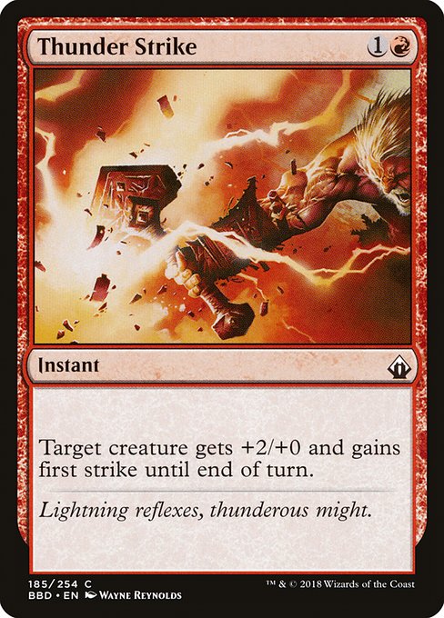 Thunder Strike highlighted card art