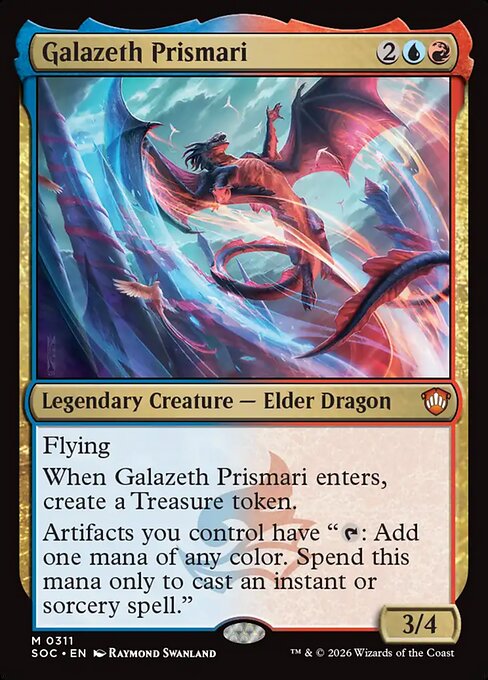 Galazeth Prismari from Secrets of Strixhaven Commander