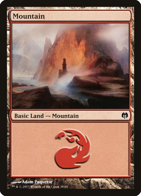 Mountain from Duel Decks: Heroes vs. Monsters