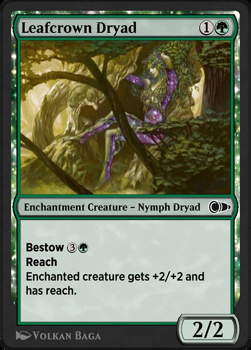 Leafcrown Dryad highlighted card art