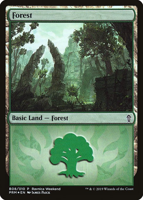 Forest from RNA Ravnica Weekend
