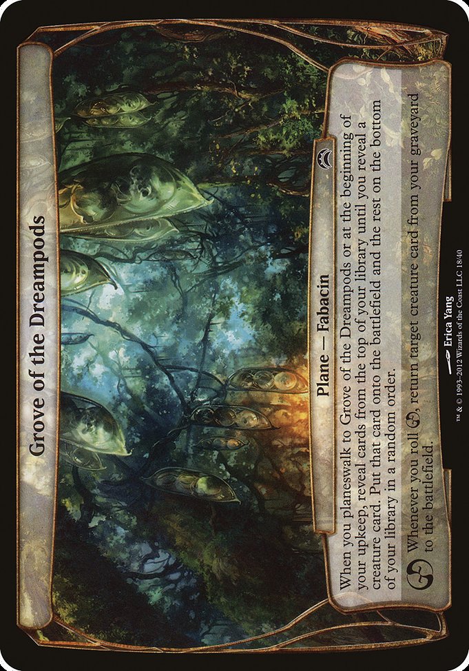Grove of the Dreampods from Planechase 2012 Planes