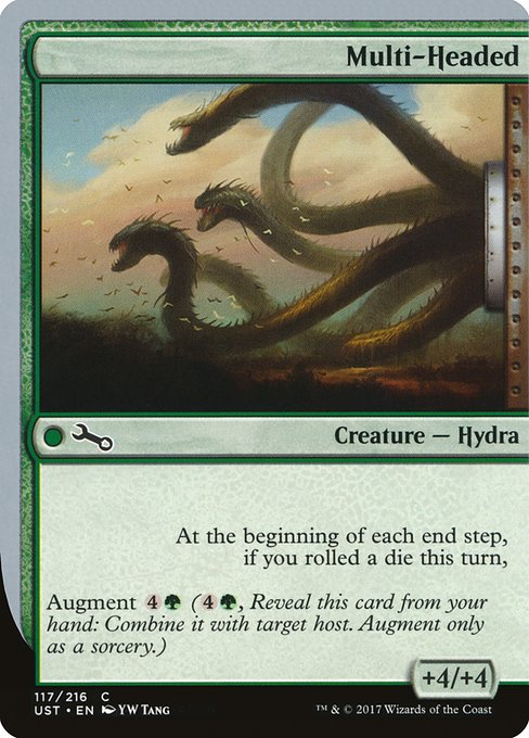 Multi-Headed highlighted card art
