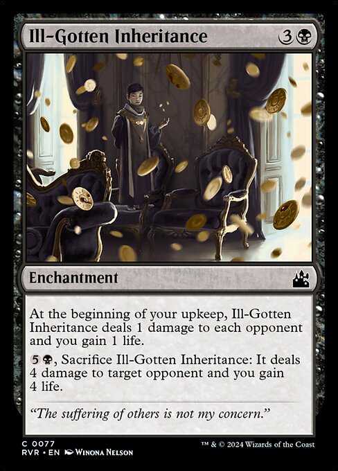 Ill-Gotten Inheritance from Ravnica Remastered