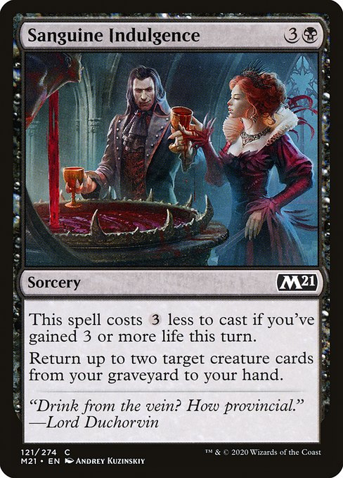 Sanguine Indulgence from Core Set 2021