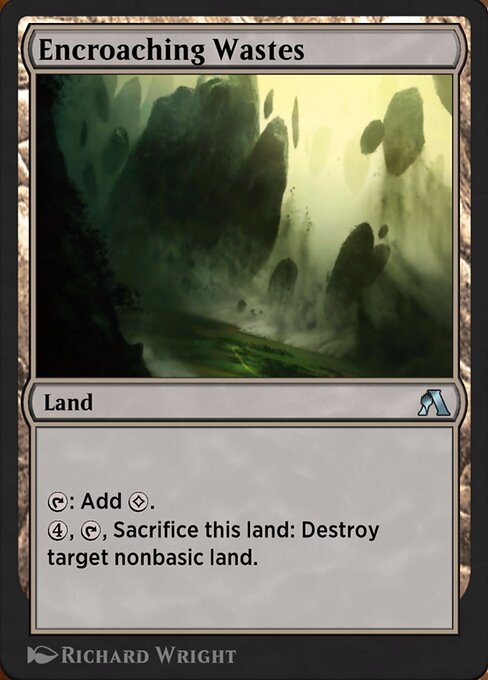 Encroaching Wastes highlighted card art