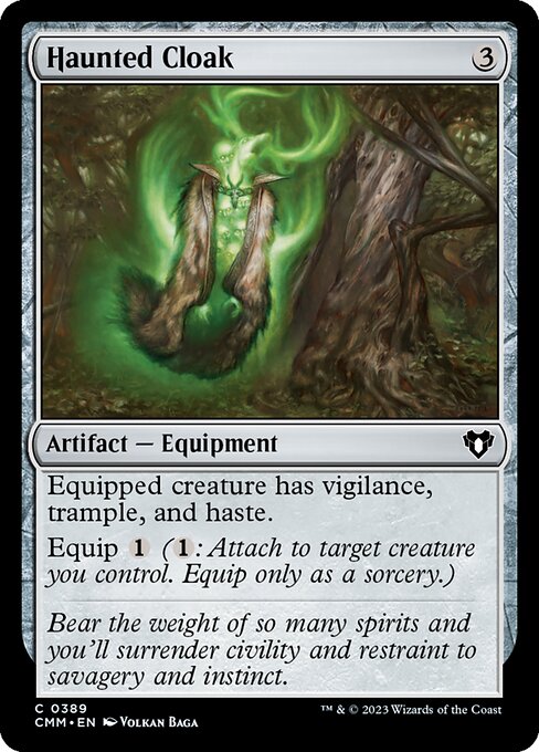 Haunted Cloak highlighted card art