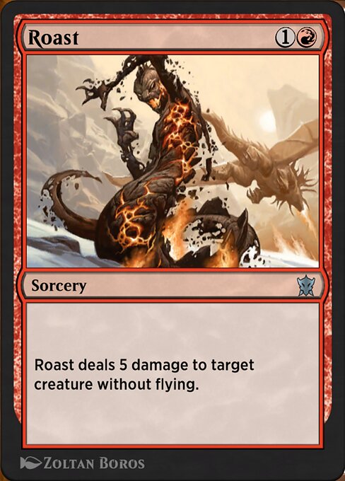 Roast highlighted card art