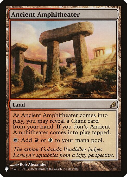 Ancient Amphitheater highlighted card art