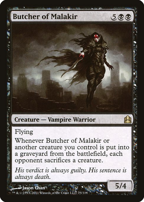 Butcher of Malakir from Commander 2011