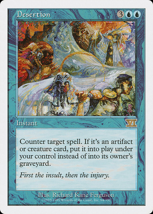 Desertion from Classic Sixth Edition