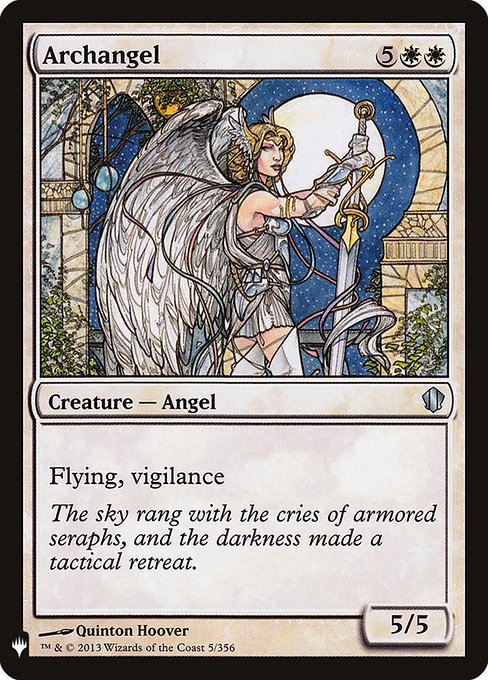 Archangel highlighted card art