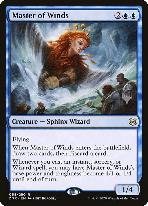 Master of Winds from Zendikar Rising Promos
