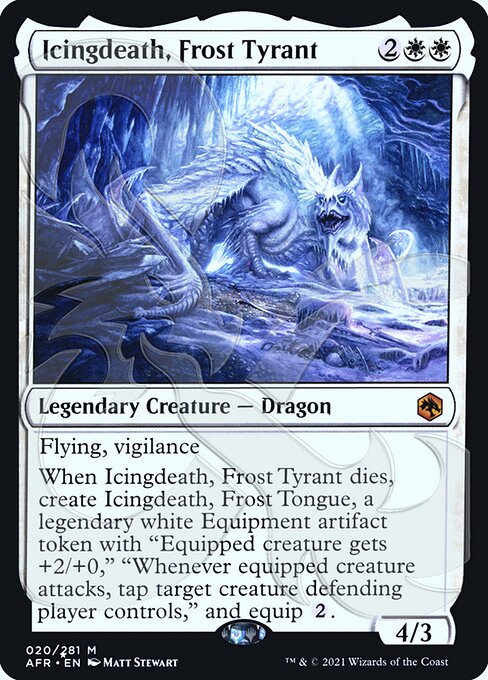 Icingdeath, Frost Tyrant from Adventures in the Forgotten Realms Promos