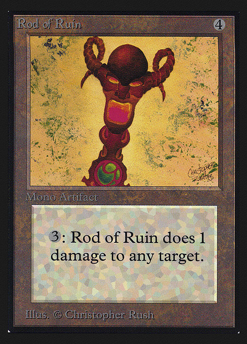 Rod of Ruin from Collectors' Edition