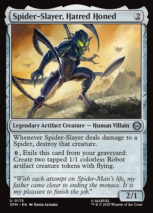 Spider-Slayer, Hatred Honed highlighted card art