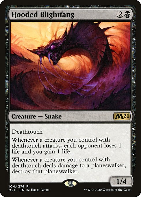 Hooded Blightfang from Core Set 2021