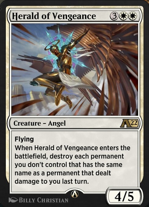 Herald of Vengeance highlighted card art
