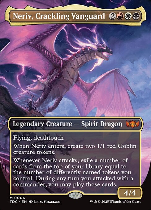 Neriv, Crackling Vanguard highlighted card art