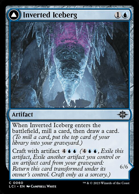 Inverted Iceberg // Iceberg Titan from The Lost Caverns of Ixalan