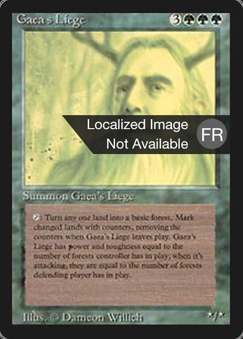 Gaea's Liege from Foreign Black Border