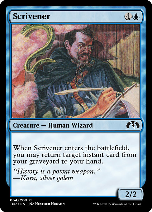 Scrivener highlighted card art