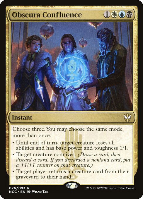 Obscura Confluence from New Capenna Commander