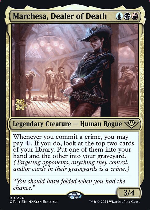 Marchesa, Dealer of Death from Outlaws of Thunder Junction Promos