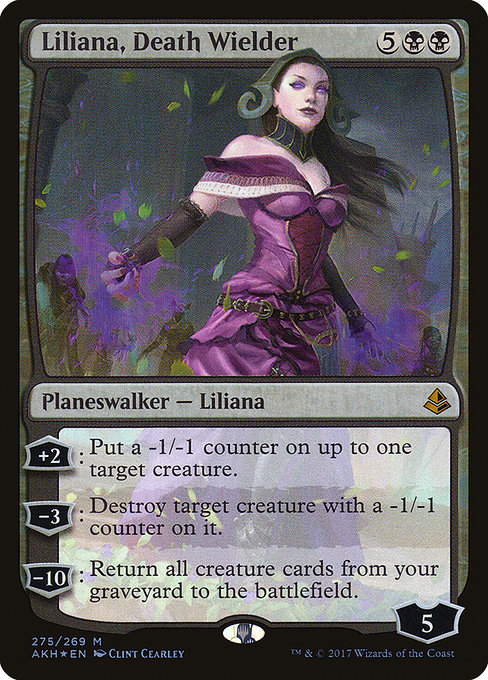 Liliana, Death Wielder highlighted card art