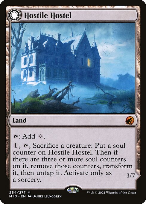 Hostile Hostel // Creeping Inn from Innistrad: Midnight Hunt
