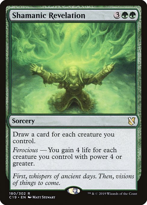 Shamanic Revelation from Commander 2019
