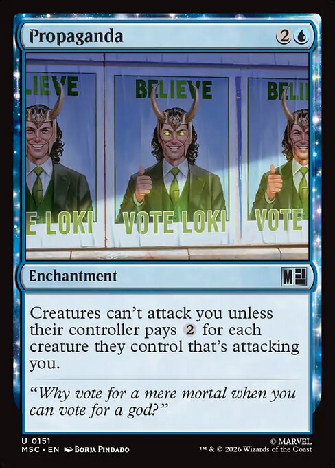 Propaganda from Marvel Super Heroes Commander