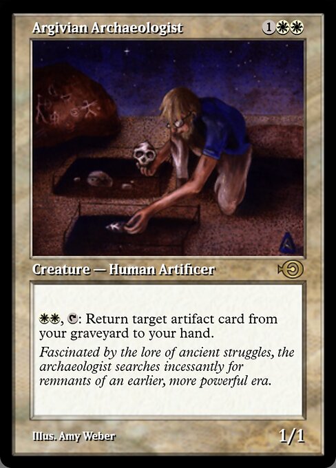 Argivian Archaeologist highlighted card art