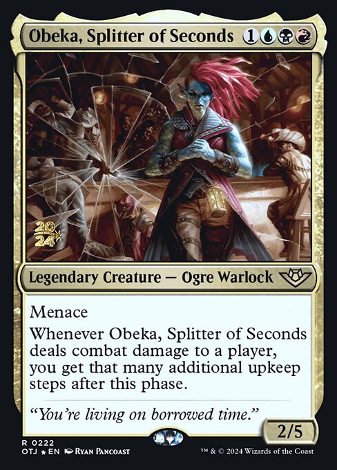 Obeka, Splitter of Seconds from Outlaws of Thunder Junction Promos