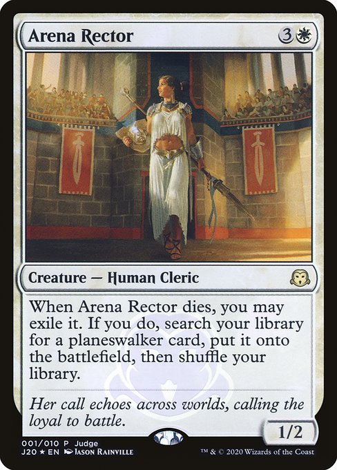 Arena Rector highlighted card art
