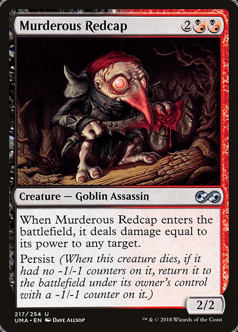 Murderous Redcap from Ultimate Masters