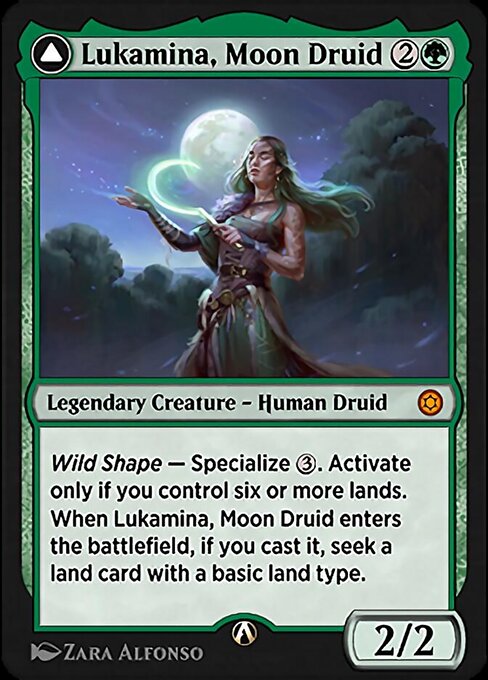 Lukamina, Moon Druid highlighted card art