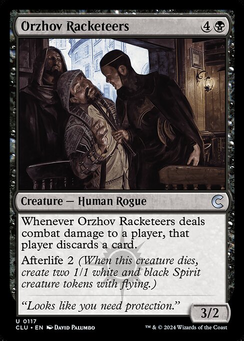 Orzhov Racketeers highlighted card art