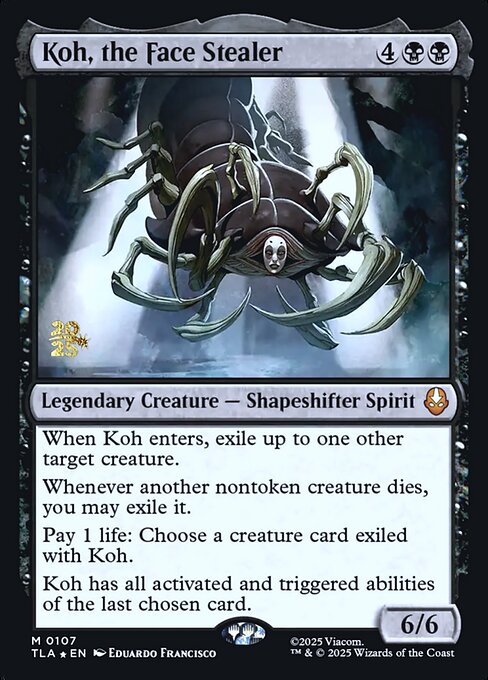 Koh, the Face Stealer from Avatar: The Last Airbender Promos
