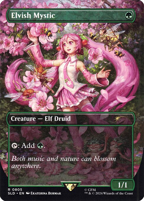 Elvish Mystic highlighted card art