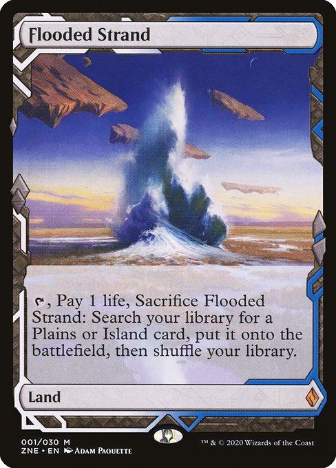 Flooded Strand from Zendikar Rising Expeditions