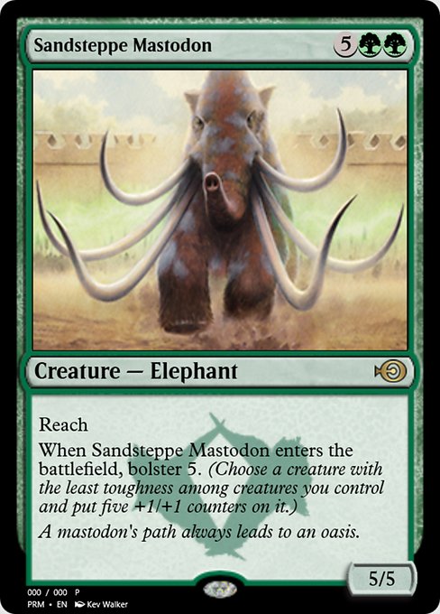 Sandsteppe Mastodon highlighted card art