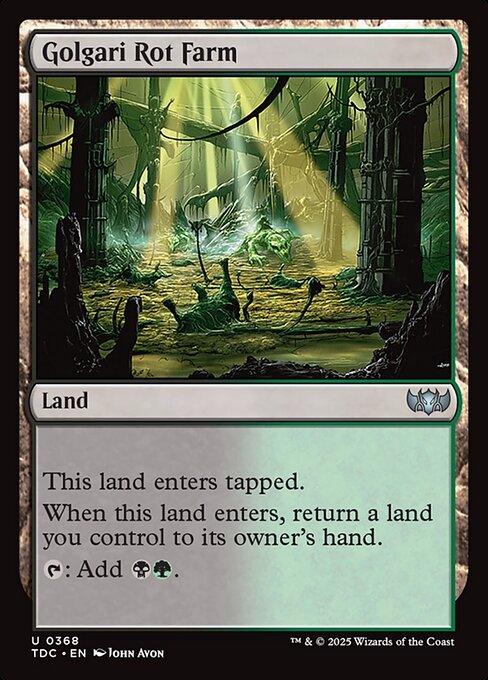Golgari Rot Farm highlighted card art