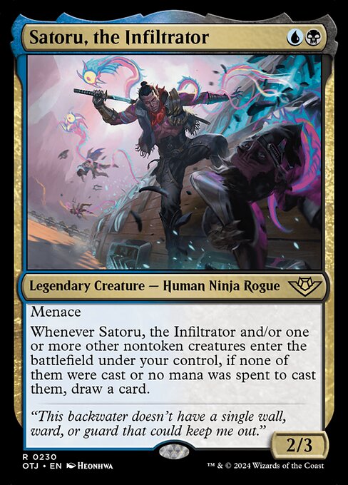 Satoru, the Infiltrator from Outlaws of Thunder Junction
