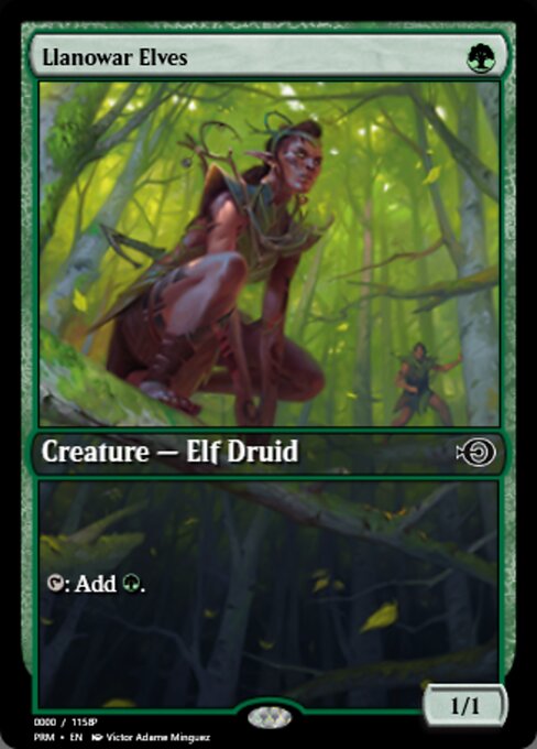 Llanowar Elves from Magic Online Promos