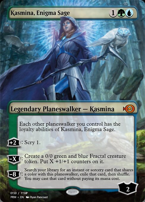 Kasmina, Enigma Sage highlighted card art