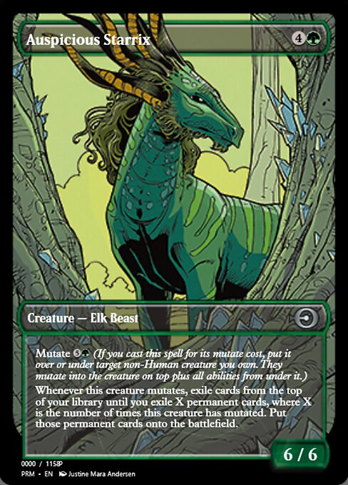 Auspicious Starrix highlighted card art