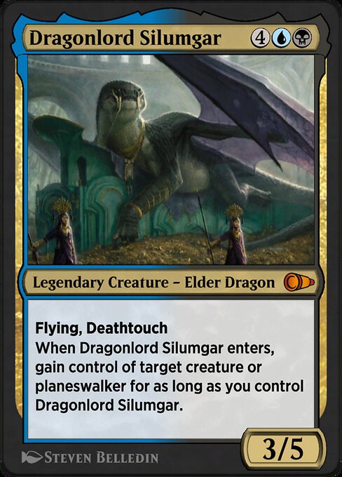 Dragonlord Silumgar highlighted card art